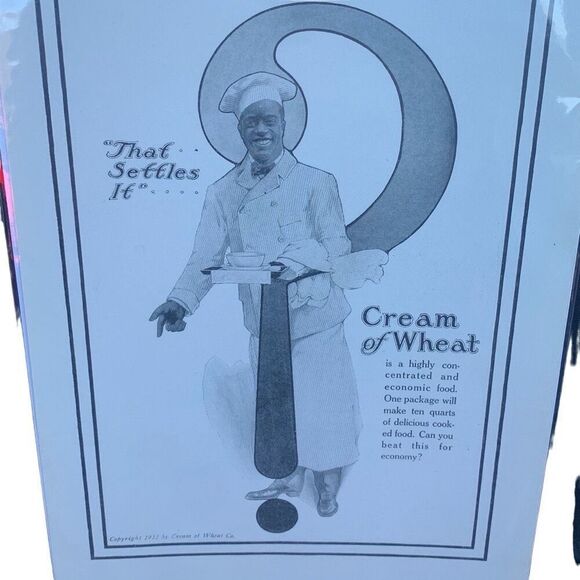 Vintage 1918 Cream of Wheat That Settles It Ad Advertisement - Picture 3 of 4